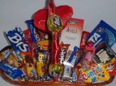 Cesta de Chocolate luxo
